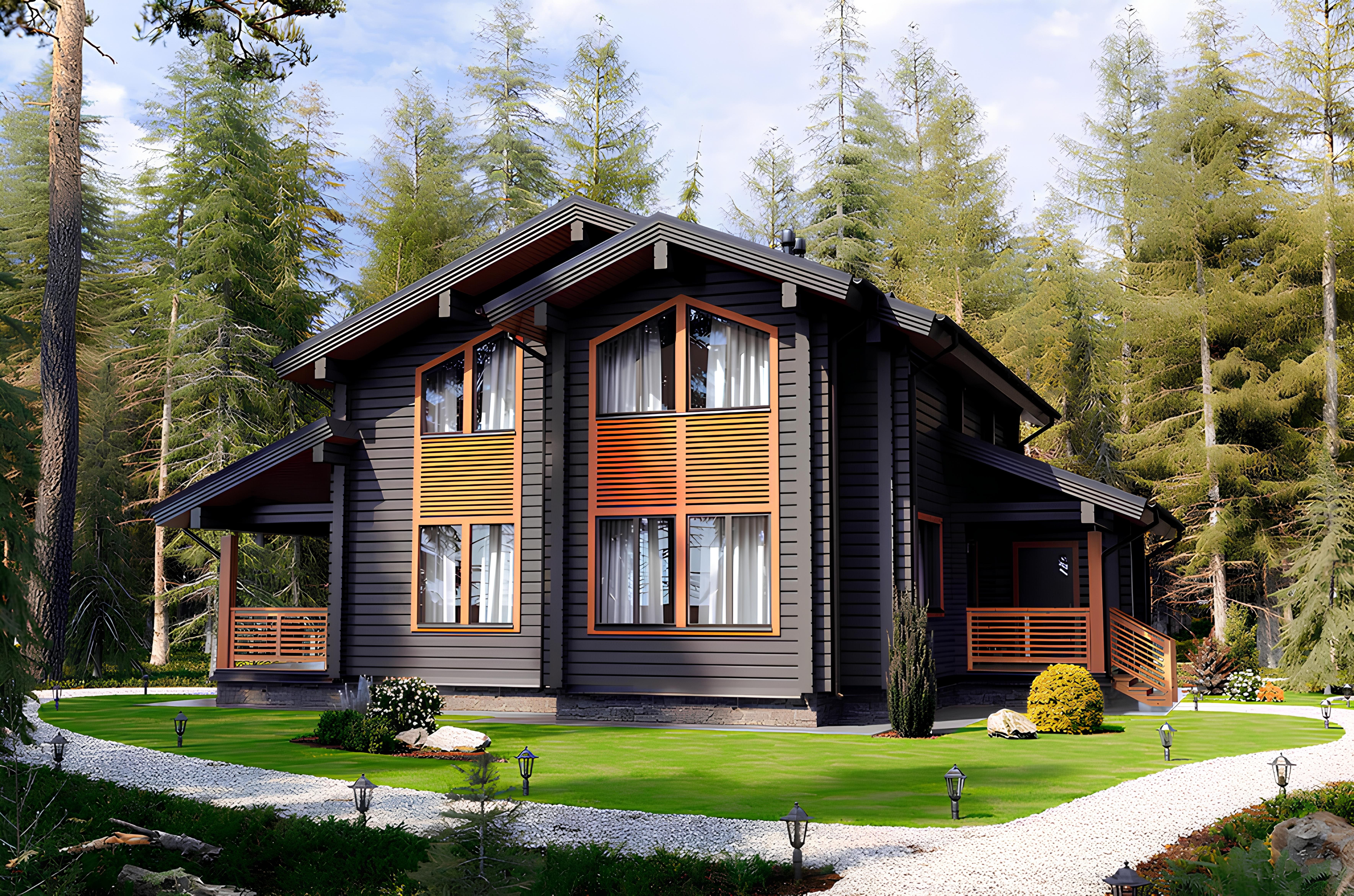 Дом из клееного бруса VZ-397